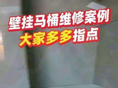 给大家分享一个壁挂马桶维修案例#水电工 #水电维修#同城 #同城维修 #真实生活分享计划