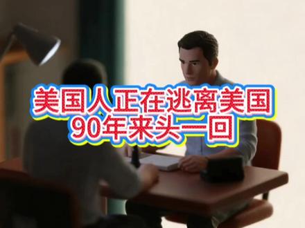 美国人正在逃离美国,90年来头一回 大萧条以来首次净移民为负15万:他们去了哪、为什么去、对"美国梦"意味着什么。#美国梦幻灭 #反向移民 #移民潮 #认知升级