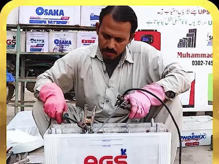 巴铁维修报废电瓶全过程, #纪录片 #dou来安利纪录片 #看见不一样的生活