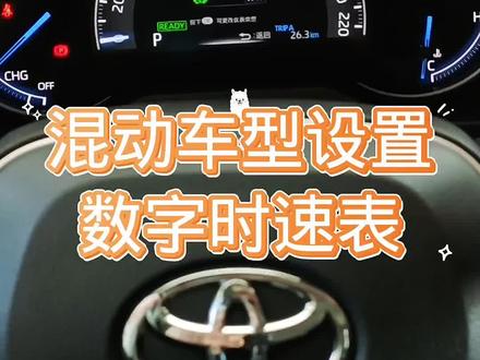 荣放RAV4混动仪表设置 #用车小知识 #一汽丰田#荣放