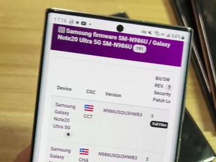 三星美版n20u系列oneui5.1已经推送,大家可以尝试将运营商改成CCT以过获取推送,具体可以看主页刷机教程。#数码科技 #三星 #刷机
