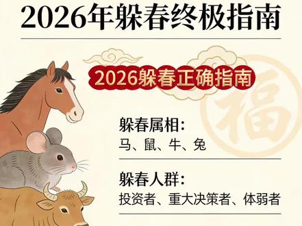 2026躲春正确时间和指南,对号入座哈#立春 #躲春 #躲春的正确打开方式 #躲春时间