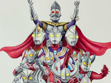 画幅奥特曼合集#手绘 #奥特曼手绘 #赛文奥特曼#杰克奥特曼 #艾斯奥特曼 #泰罗奥特曼