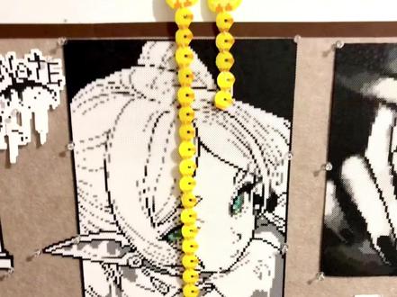 今天拼爆闪小鸡串~#拼豆 #拼豆图纸 #手工 #手工diy #十二生肖