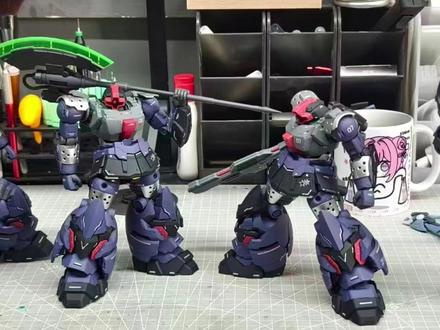 筑梦 格里普斯 实拍图片更新,带3把武器以及3个替换头,头顶高度17cm,2月份出货,你们感觉如何#手办模型 #拼装模型 #胶佬 #高达模型 #格里普斯