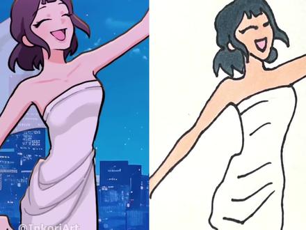 最近的神秘很奇怪 #简笔画 #猎魔女团 #恶魔男团 #神秘 #佐伊