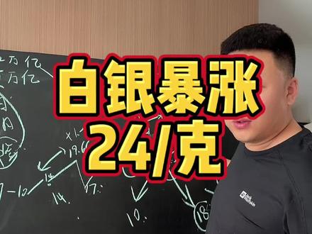 白银暴涨。机会与风险并存#白银 #黄金 #贵金属