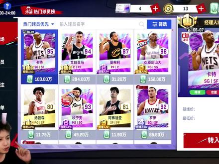 这些潜力股大家见仁见智#美职篮巅峰对决 #巅峰对决疯狂星期六 #这一把马上巅峰