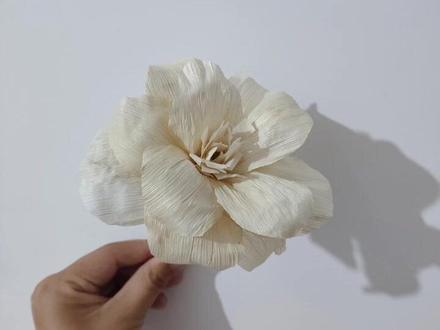 柚子皮可以做花朵,玉米叶子也可以呦,又是一朵好看的永生花#永生花 #废物利用 #手工 #一花一草一世界 #国庆节