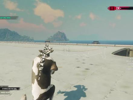 使用3000米长的抓钩,能否捕获洲际导弹?! #正当防卫4 #奶牛特工 #单机游戏