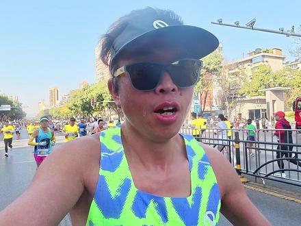 沉浸式体验黄石半程马拉松破135,黄金赛道 点石成金#2025黄石半马 #黄石马拉松 #黄石