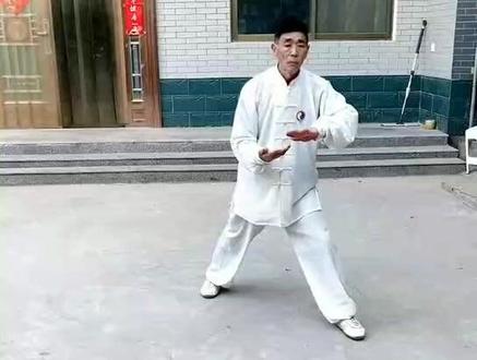 王老师,演练108式赵堡太极拳,基础动作#太极拳