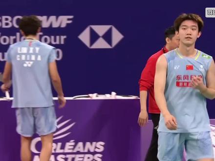 胡林组合杀进决赛!#羽毛球 #胡林组合 #胡珂源林翔毅 #奥尔良大师赛 #国羽