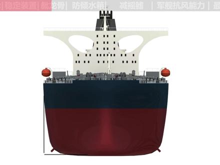 十万吨货轮是如何,在狂风巨浪中保持稳定,防止侧翻的? #舭龙骨 #防倾水箱 #减摇鳍 #军舰 #商船