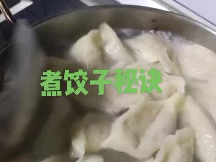 煮饺子秘诀告诉你们 ,煮饺子的时候 千万不要放凉水 ,放凉水 皮 硬 ,朋友们 明白了吧 !#手工饺子 #家的味道