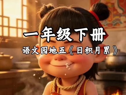 一年级下册语文园地五《日积月累》 #一年级#下册 一年级下册语文园地五《日积月累》