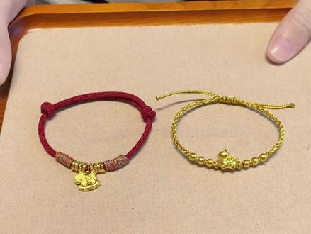 马年🐎红绳手链/本命年红绳#足金999 #黄金手链 #本命年红绳 #本命年礼物 #马年