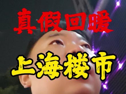 上海楼市里的秘密,真假回暖#上海楼市 #刚需买房 #购房决策指南 #政策影响解读 #房地产市场分析