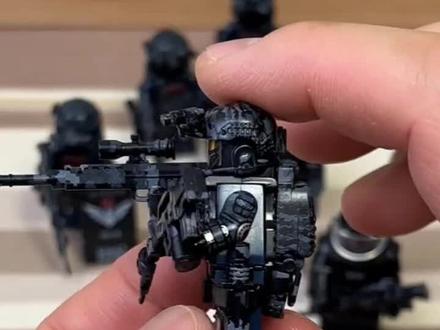 威龙特警人仔,男孩子酷爱的军事题材积木玩具#拼装模型 #人仔积木 #好物推荐🔥 #乐高 #男孩玩具