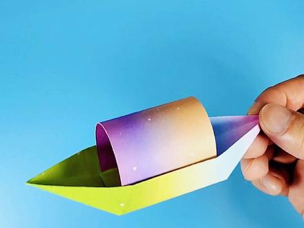 折纸系列┉乌篷船。一看就会系列之乌篷船慢教程来了,这是乌篷船的一种,中间部分有蓬子。#折纸教程#乌篷船折纸#小时候的乌篷船折纸#乌篷船折纸 #折纸教程