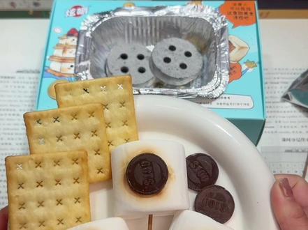 这次脱模好成功,多种吃法巨香! #碳烤棉花糖 #零食分享 #棉花糖 #碳烤棉花糖DIY