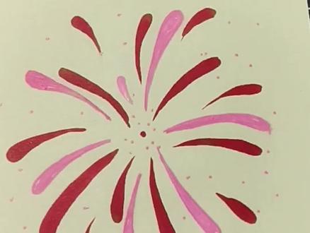 恭喜你解锁了烟花表情包#绘画教程 #画画 #零基础学画画 #简笔画 #马克笔绘画