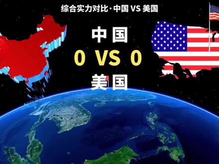 综合实力对比,中国VS美国,高手过招,胜负难料!谁才是最后的王者?#财经知识 #科普知识 #历史 #综合实力 #发展趋势