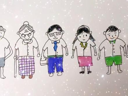 爱佳简笔画:用O,H画一家三代人,简单易学,建议收藏