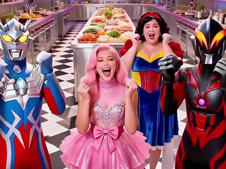 赛罗奥特曼,贝利亚,白雪公主 #儿童动画 #赛罗奥特曼 #贝利亚奥特曼 #白雪公主 #小朋友都爱看