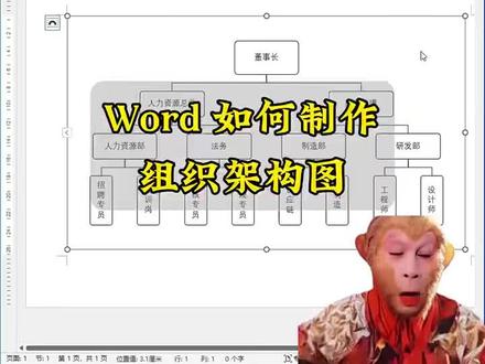 快速学会制作组织架构图 #办公技巧#excel #上班摸鱼必备 #办公软件