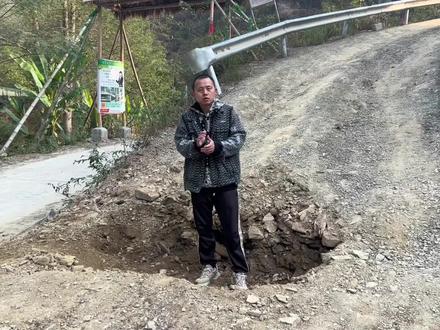 后面是我自己家的山,只能这样处理成佛坡了#成佛坡