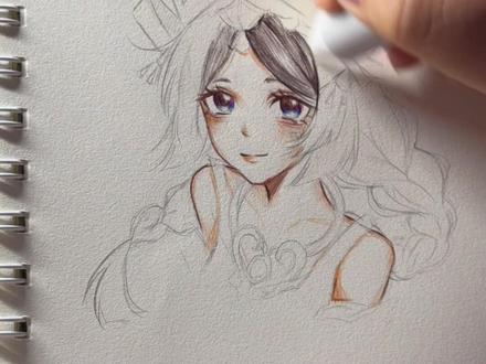 画出来的颜色质感没得说啊 #蓝果10色圆珠笔 #蓝果圆珠笔 #画画#手绘#圆珠笔画