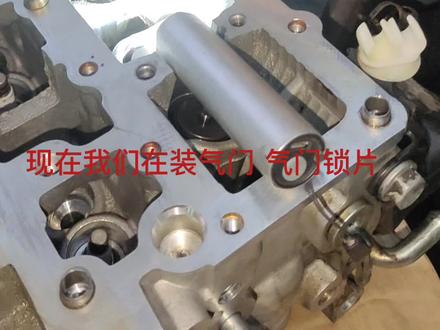 发动机三缸活塞破裂安装气门弹簧#汽车维修 #汽车保养与维修 #每天一个用车知识