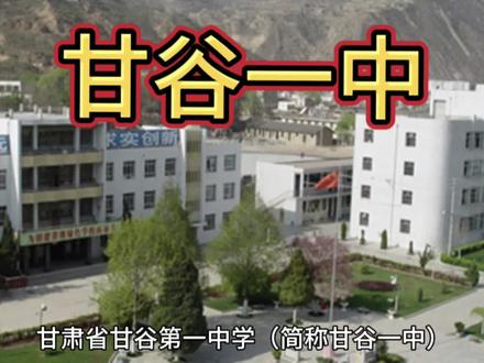 莘莘学子梦开始的地方,特色鲜明的陇上名校---甘谷一中#学校 #梦开始的地方 #高考