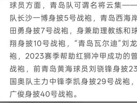 鲁超第五轮焦点战:全国省超最大牌的球队青岛队,挑战榜首威海。青岛队云集海牛队长沙一博、西海岸队长田勇、中甲本土射手王高翔、中乙射手王李凯,本战将检验青岛队真成色。#鲁超#青岛#威海