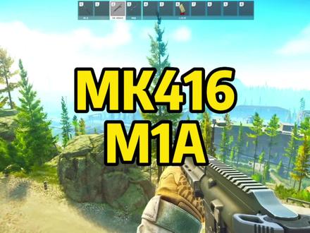 #逃离塔科夫 下图改枪之HK416 M1A