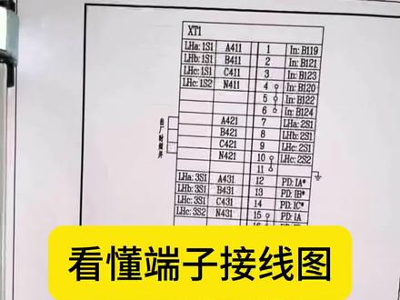 看懂端子接线图#电工#电工知识#二次接线
