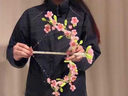 你们要的桃花弓教程来喽!!#手工diy#桃花弓#扭扭棒#礼物