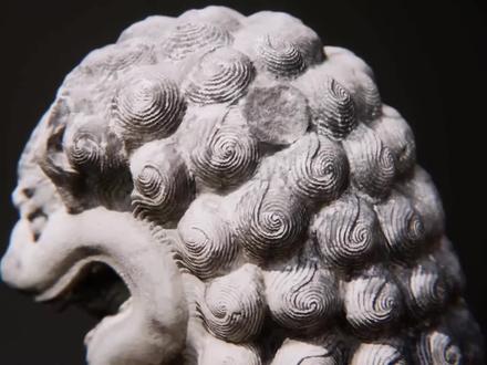 古代石狮子嘴里的球是如何雕刻的?你知道原理吗? #长知识 #科技