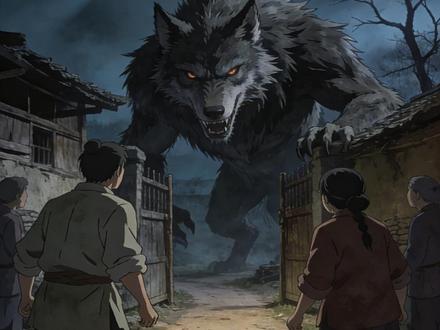 藏在黑暗里的狼人诅咒 隐秘的狼人仇怨#沙雕动画