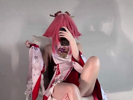 喜欢吗小家伙 #八重神子cos #原神 #空月之歌