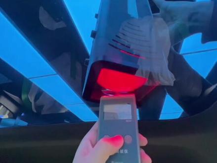 极氪001普通天幕和EC天幕太阳枪测试数值对比!普通天幕,EC90% ,50%, 0%透明度数值对比一镜到底#极氪001 #EC天幕