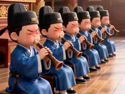 滥竽充数Doro咕咕嘎嘎特别版 “别人吹竽你吹橘子是吧?!”老乐师这句话我直接笑到岔气!那颗橘子滚出来停在他脚边的时候全场寂静一秒然后爆笑,Doro社死名场面!#儿童益智动画片 #滥竽充数#成语故事#创作者中心 #创作灵感