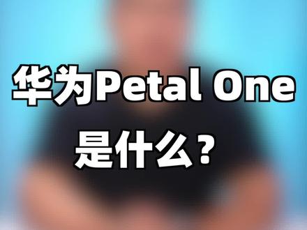 什么是华为Petal One?来这里看#华为 #doutech