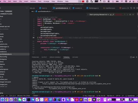 学了3天typescript写了一个微信读书的obsidian插件
