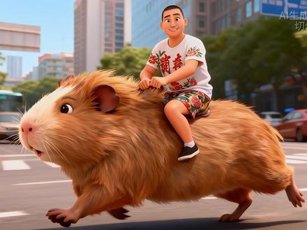 AI故事—怎样正确骑猪妞 #AI #猪妞 #故事