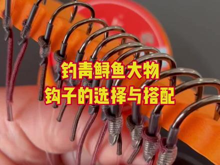 钓青鲟鱼大物钩子的选择与搭配#大物钩 @抖音小助手
