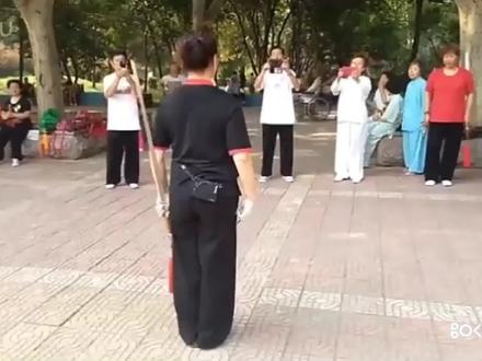 木兰剑 木兰出征 每一动都有口令 #全民健身你我同行 #太极剑