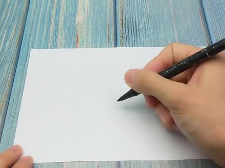 给一堆石头手绘动物简单画,画法简单有趣,小朋友很喜欢