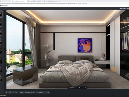 简单好看的现代简约卧室吊顶#酷家乐 #酷家乐教学 #卧室设计 #卧室装修 #设计师日常